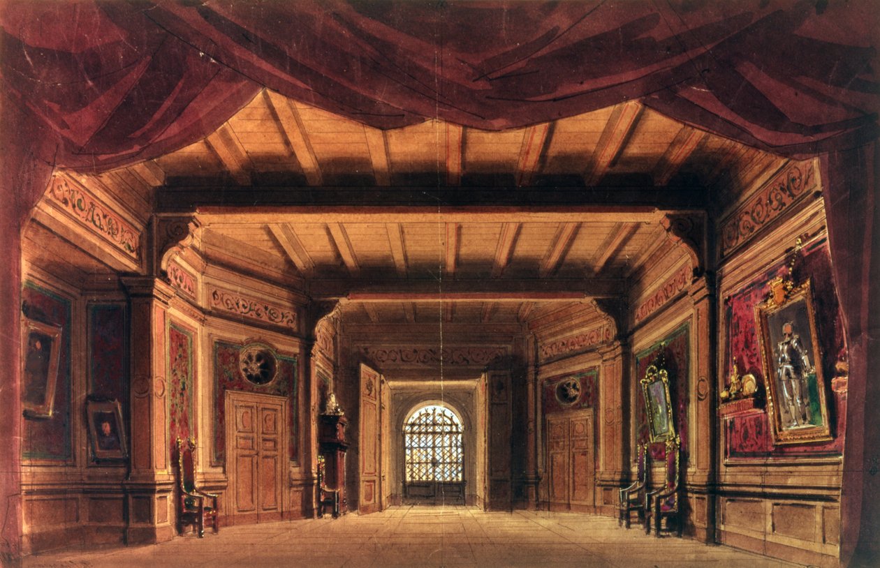 مجموعة تصميم لأوبرا "حلاق إشبيلية" ، بقلم جواتشينو روسيني (1792-1868) بواسطة غير معروف غير معروف