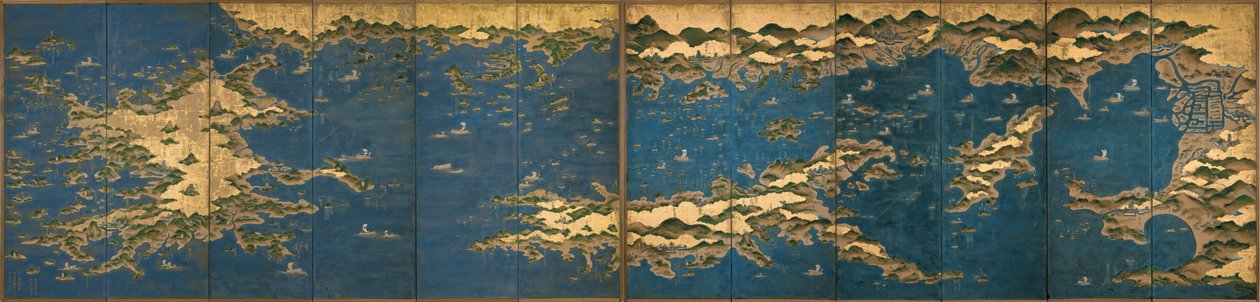 Seto Inland Sea- أوساكا إلى طريق ناغازاكي البحري بواسطة غير معروف غير معروف