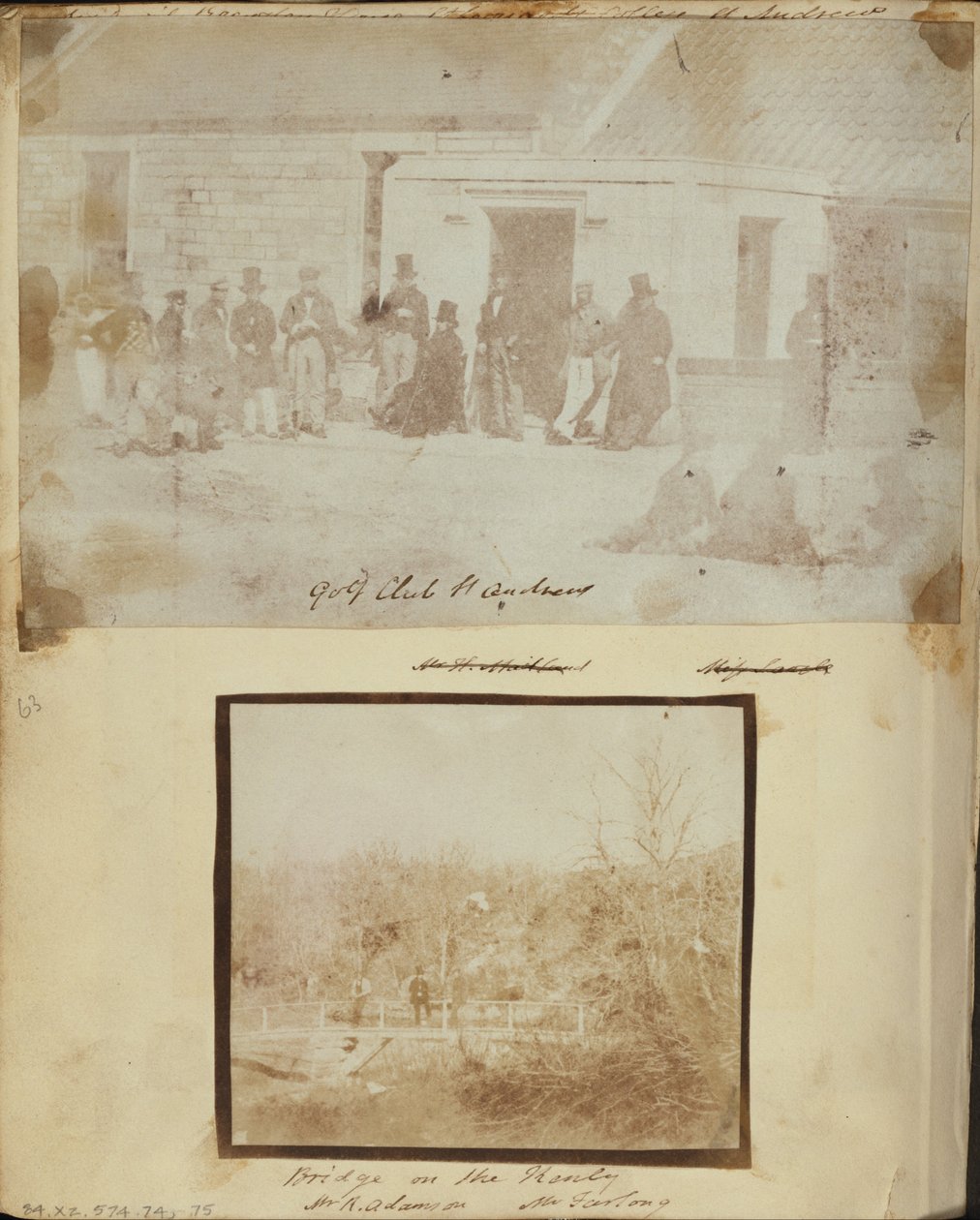 صانع غير معروف ، بريطاني - صورة جماعية في نادي الغولف ، سانت أندروز. بواسطة غير معروف غير معروف