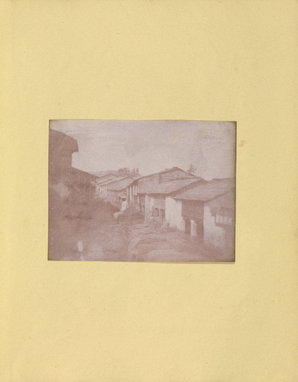 صانع غير معروف ، بريطاني ، نشط في الهند حوالي عام 1843 - (شارع القرية ، ربما في ولاية أوتار براديش ، شمال الهند) بواسطة غير معروف غير معروف