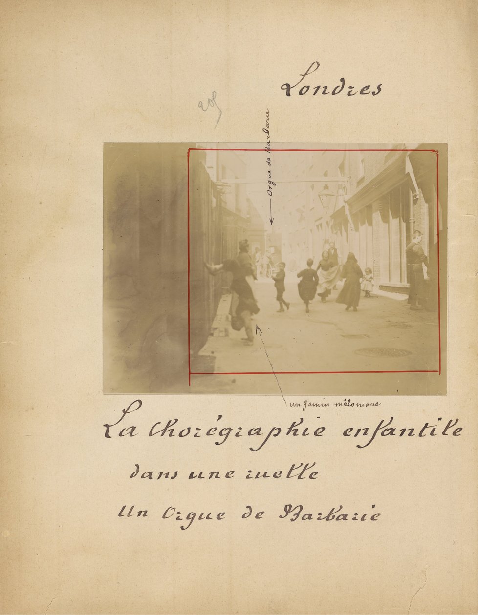 صانع غير معروف ، الفرنسية - لندن. المصمم الطفولي في زقاق أويجوي بربري. بواسطة غير معروف غير معروف