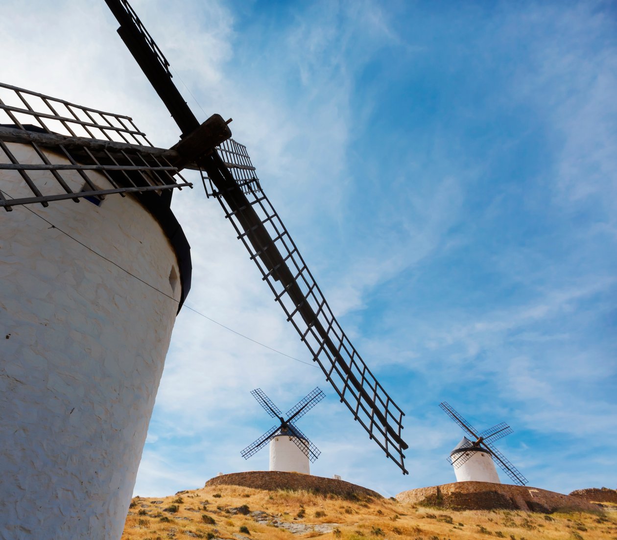 طواحين الهواء ، Consuegra ، إسبانيا بواسطة غير معروف غير معروف