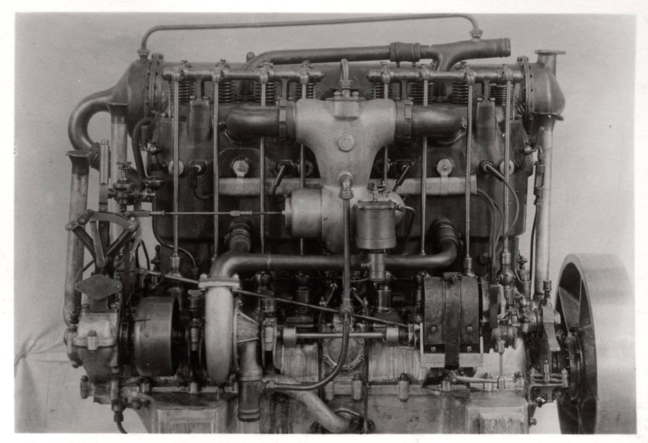 115 PS محرك ديملر المنطاد من Zeppelin LZ 6 ، c1909-1910 1933 بواسطة غير معروف