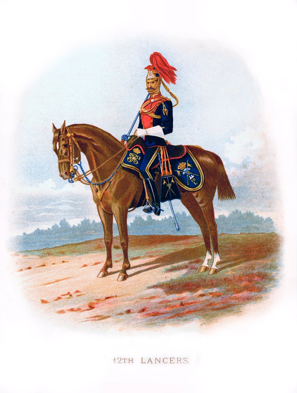 لانسر الثاني عشر ، 1889 بواسطة غير معروف
