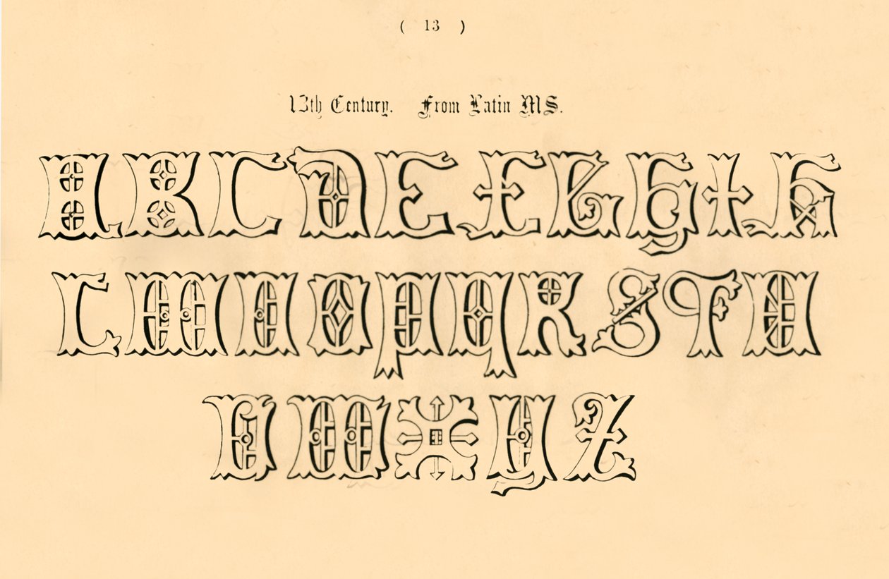 القرن ال 13. من اللاتينية MS. ، 1862 بواسطة غير معروف
