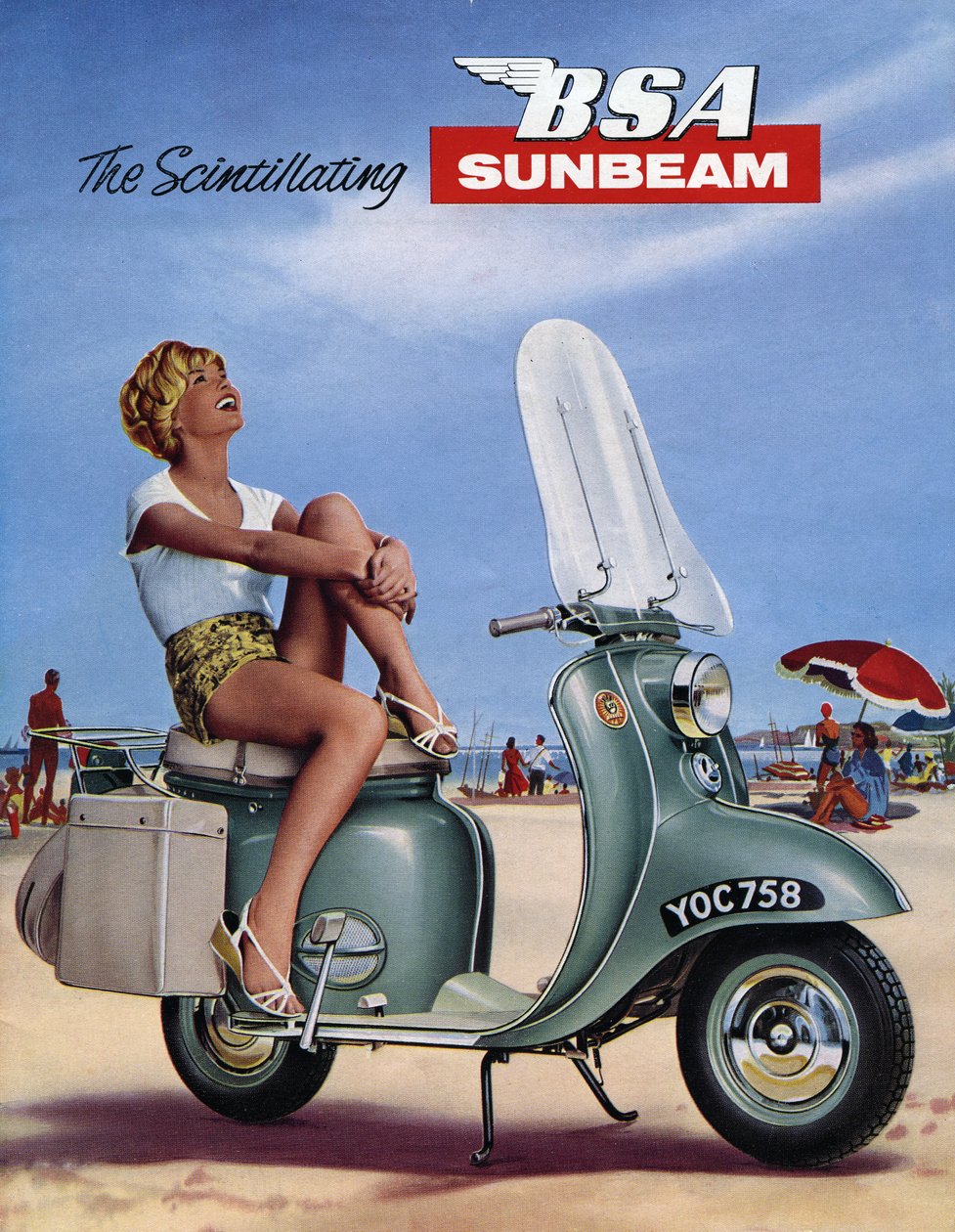 1964 كتيب BSA Sunbeam سكوتر. بواسطة غير معروف