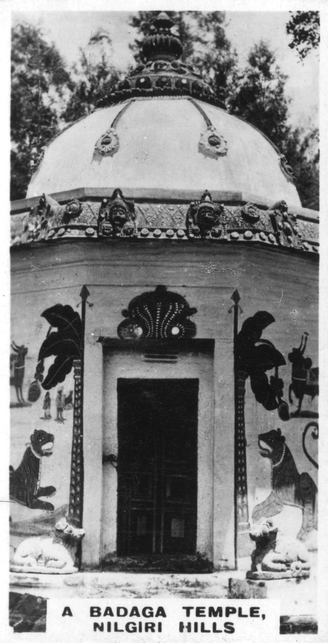 معبد باداجا ، تلال نيلجيري ، الهند ، c1925 بواسطة غير معروف