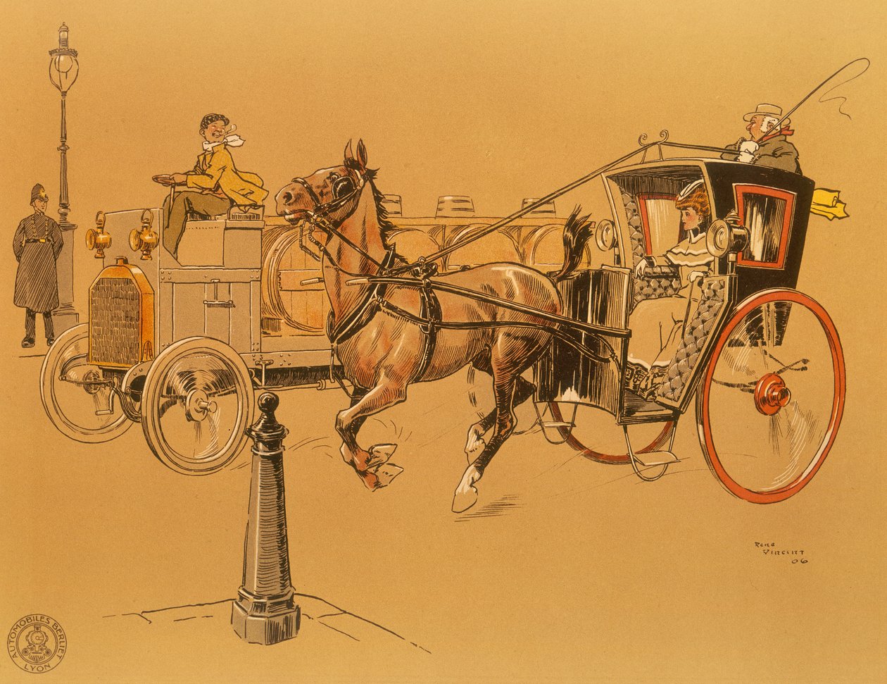 شاحنة بيرليت ، 1906 بواسطة غير معروف