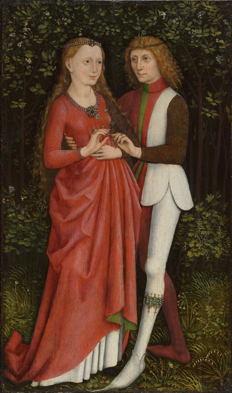 زوجان ، ج. 1470. بواسطة غير معروف