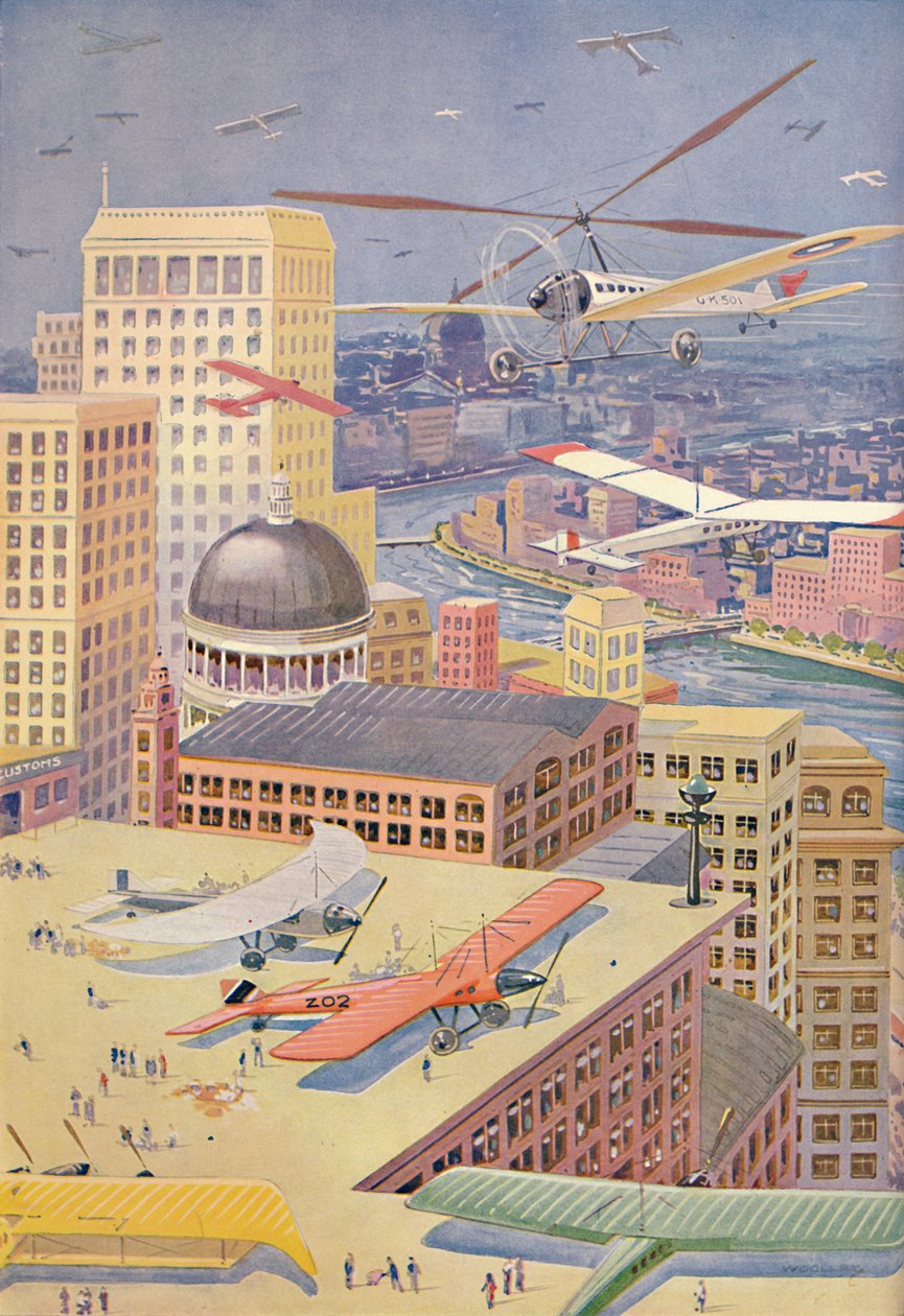 مدينة المستقبل ، 1927 بواسطة غير معروف