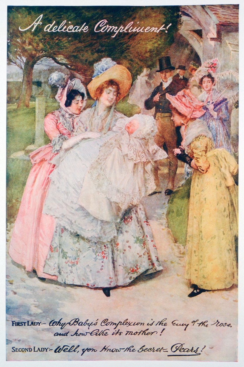 تكامل دقيق ، إعلان صابون بيرز ، 1914. طبعة من عيد الميلاد السنوي لشركة بيرز ، 1914 بواسطة غير معروف