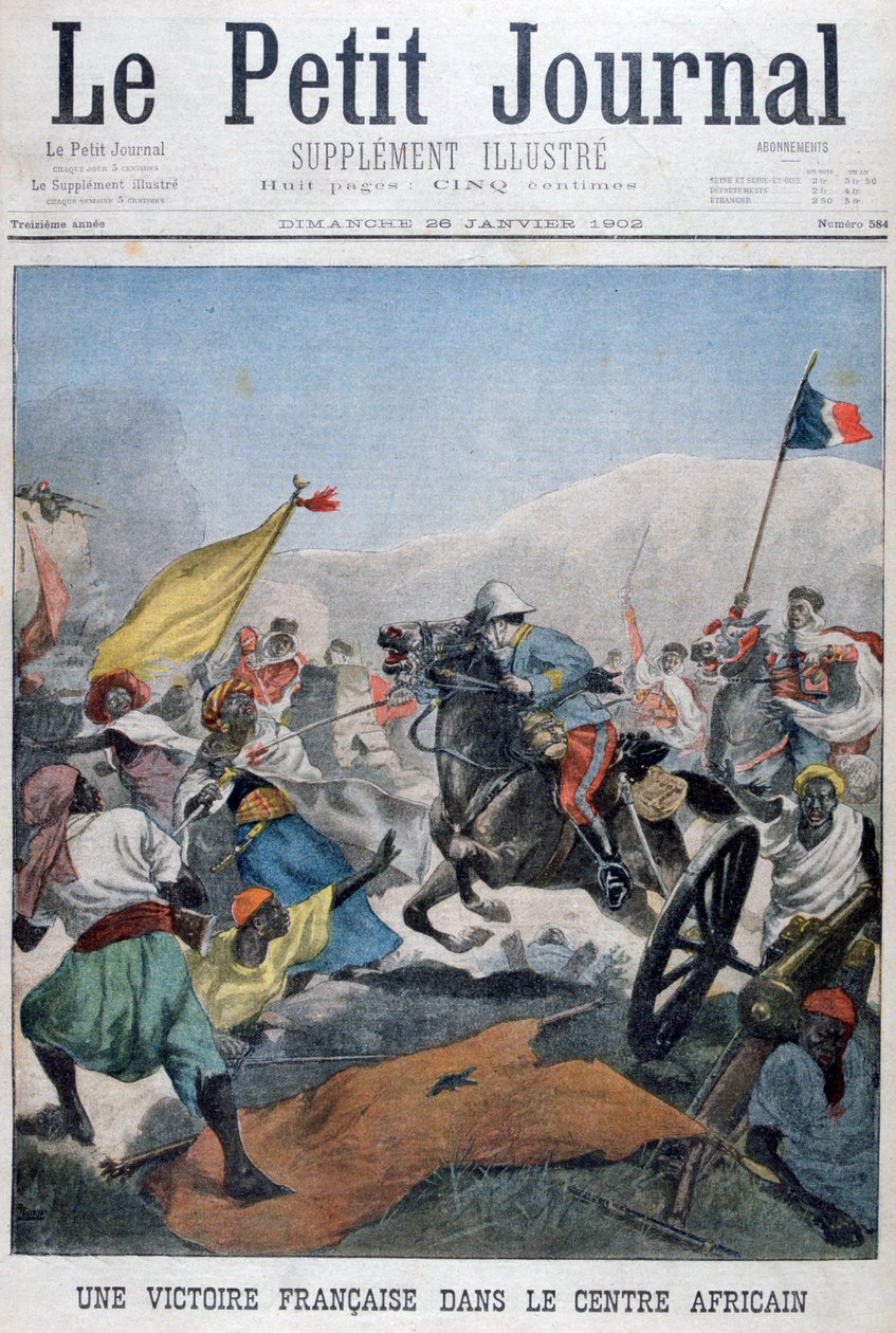 انتصار فرنسي في وسط أفريقيا 1902 بواسطة غير معروف