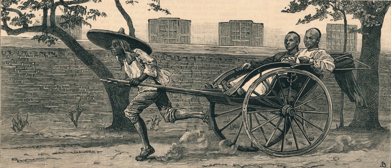 جينيريشا ، أو عربة يدوية صينية ، c1883. بواسطة غير معروف
