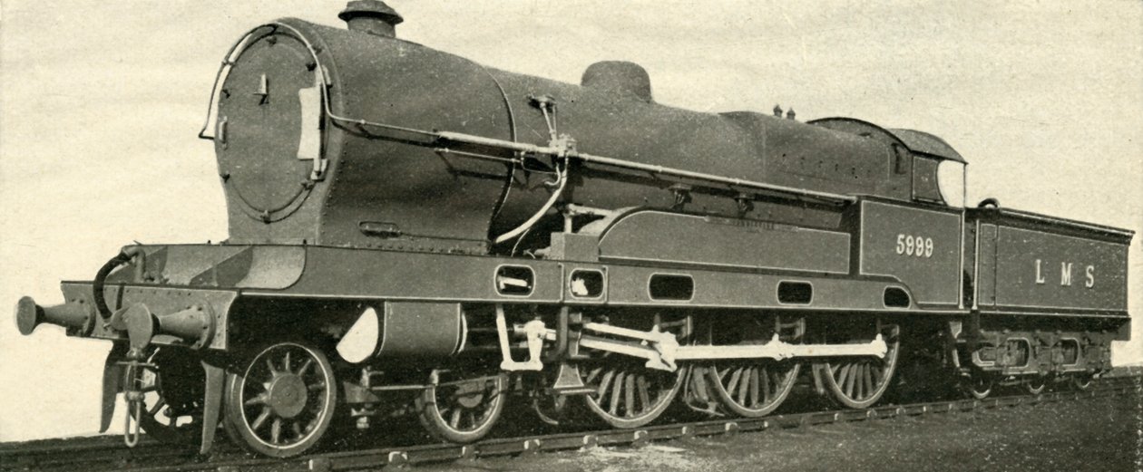 نوع سريع رائد على LMS - The Rebuilt Claughton. ، c1930. بواسطة غير معروف