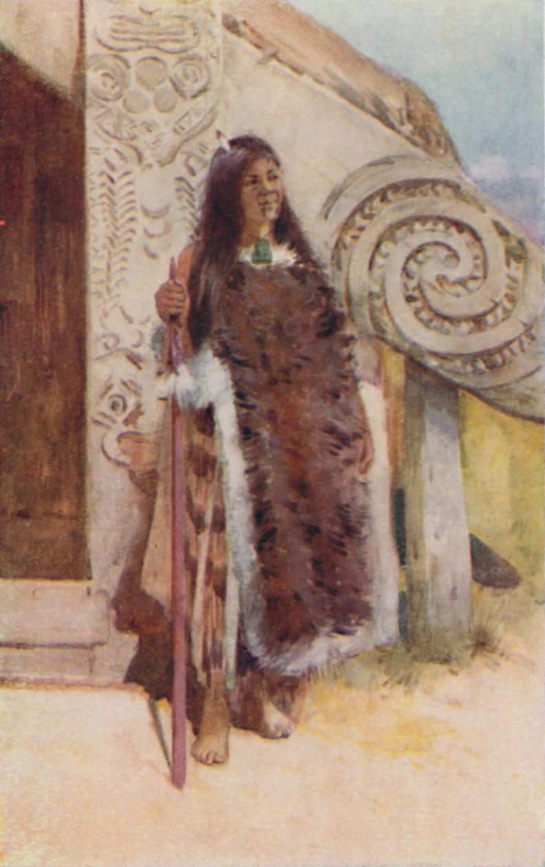 زعيم قبيلة الماوري ، 1923. بواسطة غير معروف