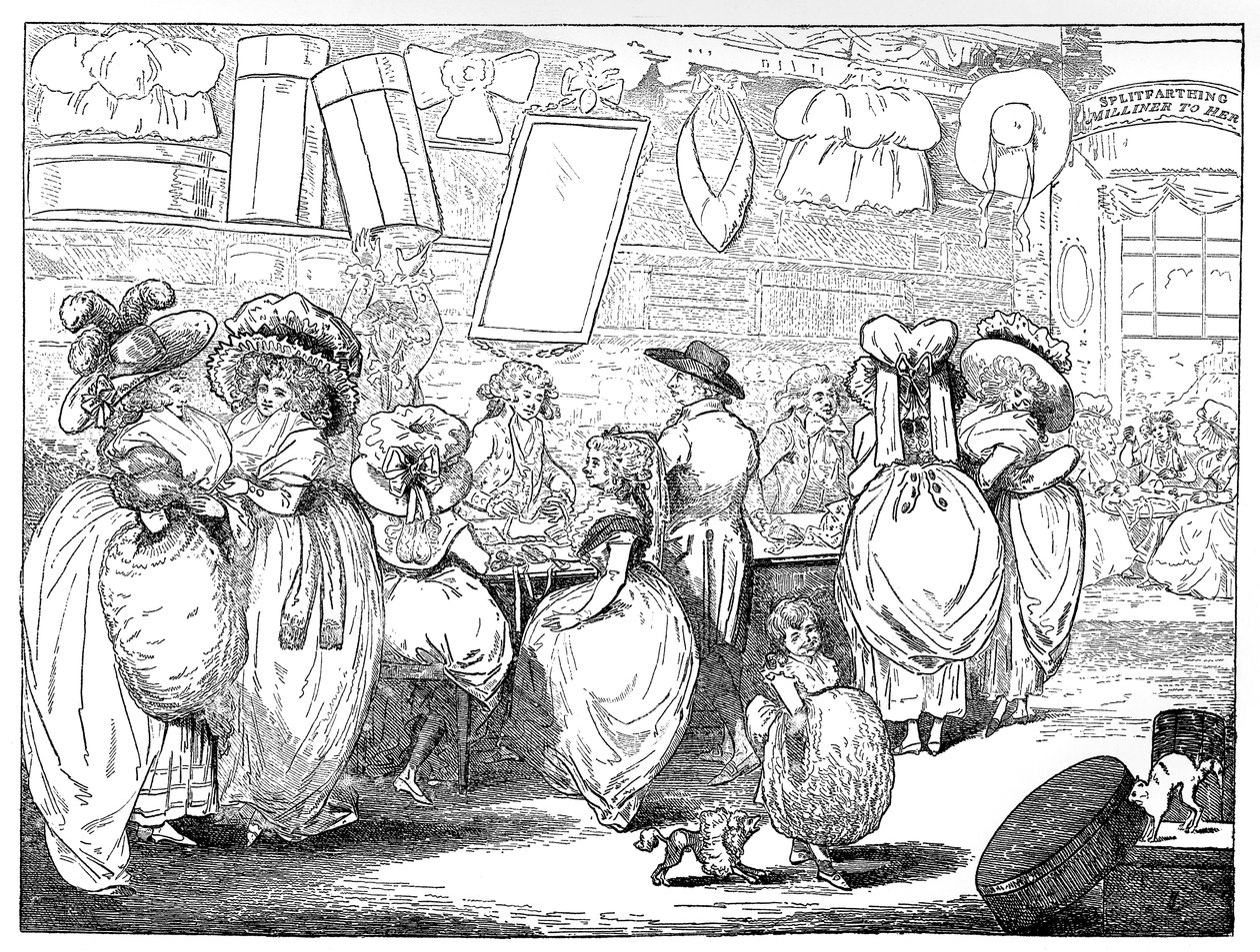 متجر Milliners ، 1787 بواسطة غير معروف