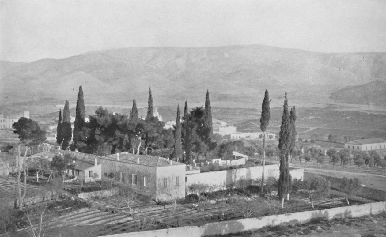 دير عند سفح هيميتوس 1913 بواسطة غير معروف