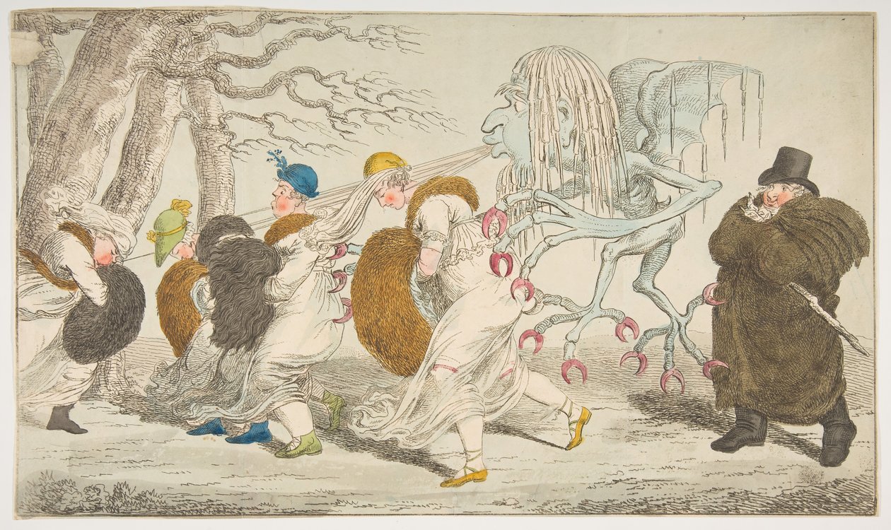 حقيقة عارية ، أو Nipping Frost ، 2 فبراير 1803. بواسطة غير معروف