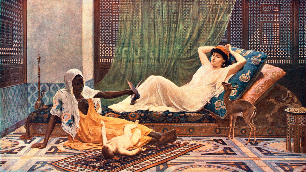 نور جديد في الحريم ، 1884 ، c1902. بواسطة غير معروف