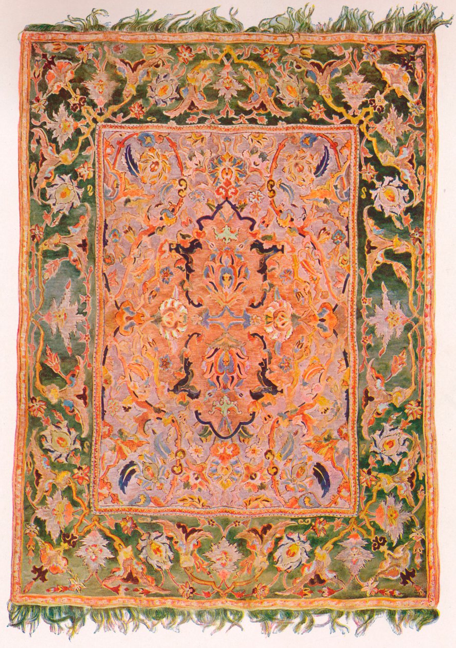 سجادة بولونيز من بلاد فارس ، c1630 ، 1923 بواسطة غير معروف