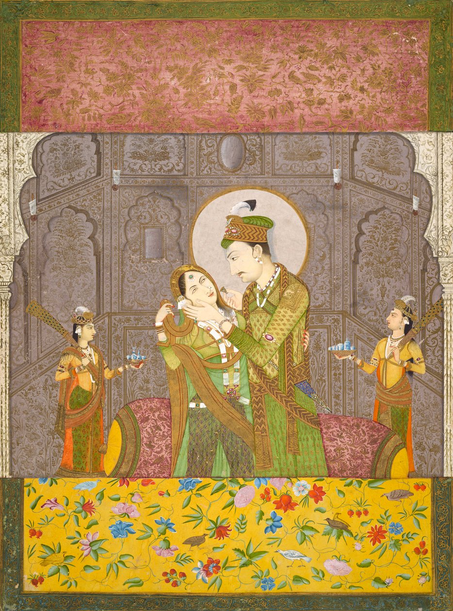 أمير وقرينته ، كاليفورنيا. 1790. بواسطة غير معروف