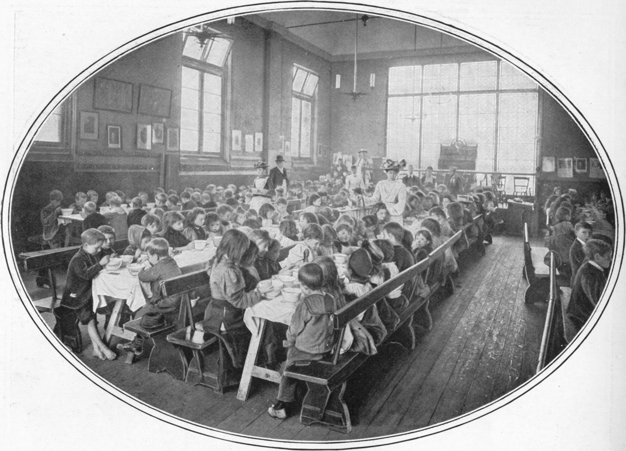 عشاء Ragged School Union ، Camberwell ، London ، c1901 1901 بواسطة غير معروف