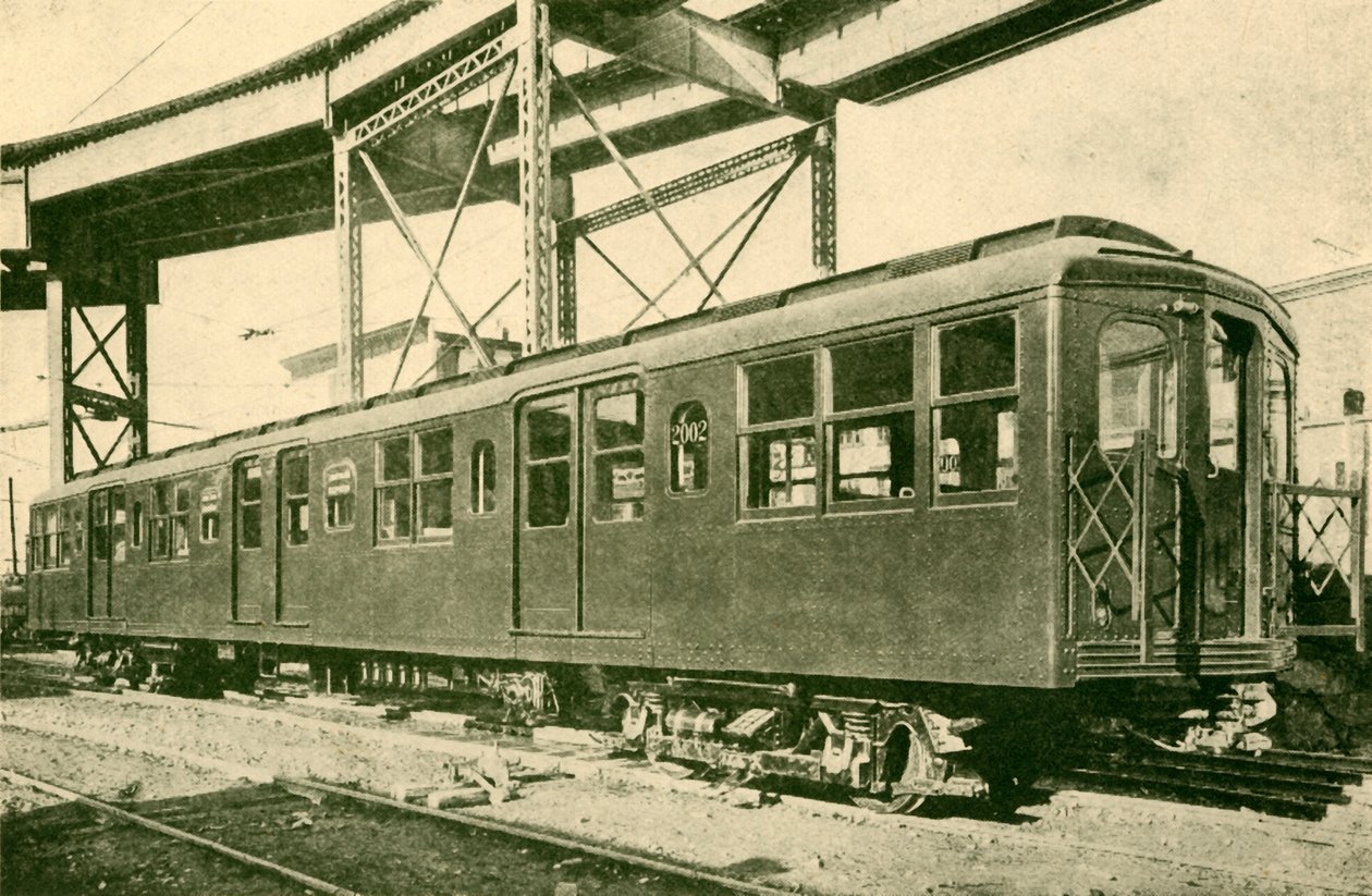 سيارة فولاذية ، نيويورك تحت الأرض والسكك الحديدية الكهربائية المرتفعة ، 1930. بواسطة غير معروف