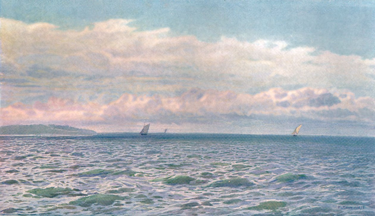يوم مشمس في Solent ، c1900. بواسطة غير معروف