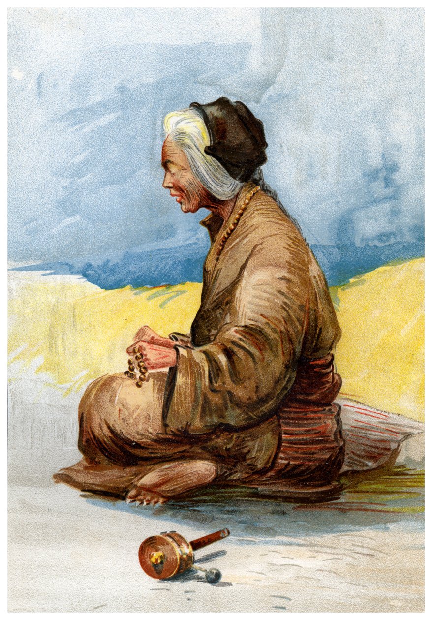 عراف التبت ، 1898 بواسطة غير معروف