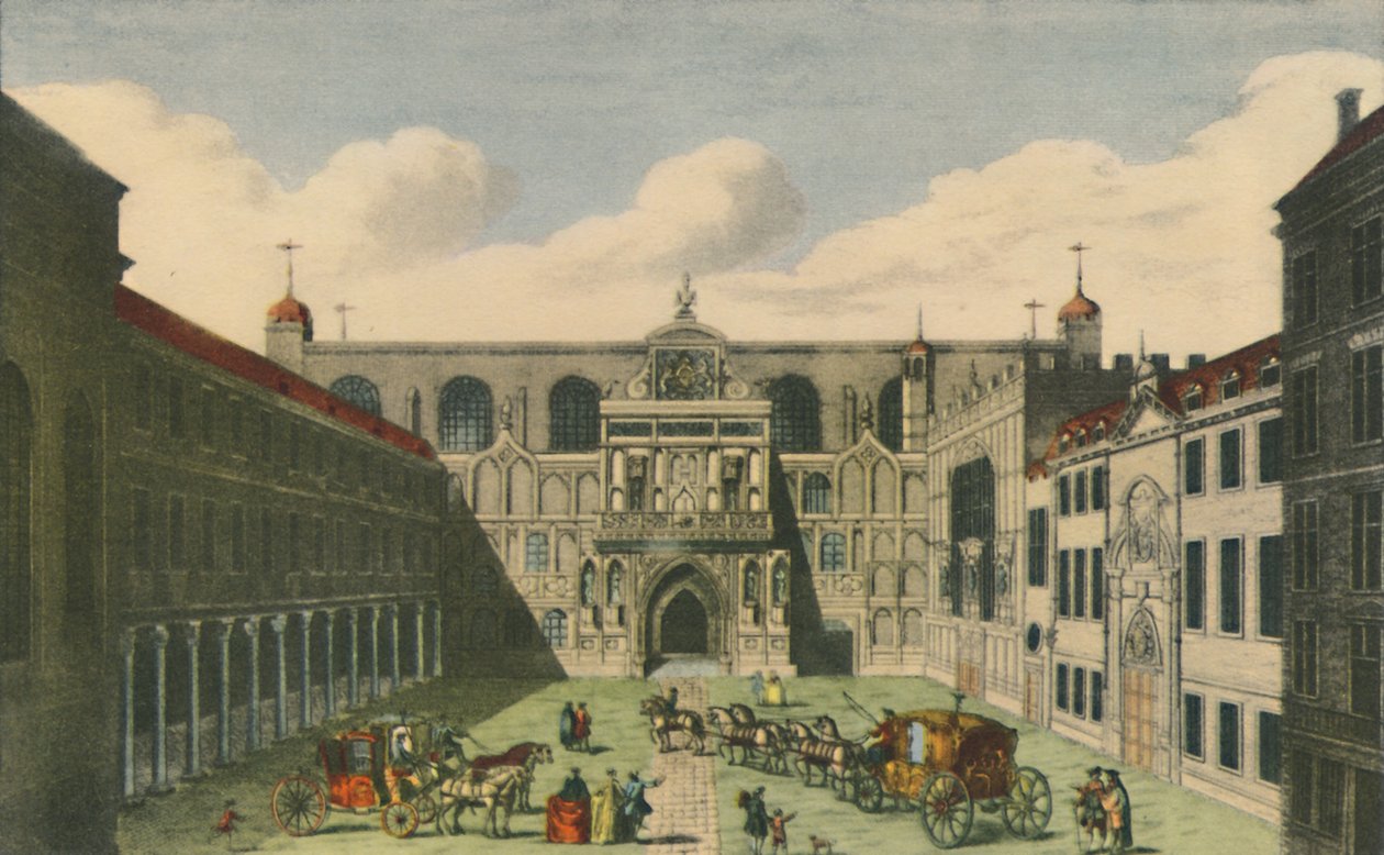 منظر لغيلدهول مدينة لندن ، c1750s ، أوائل القرن التاسع عشر ، 1948. بواسطة غير معروف