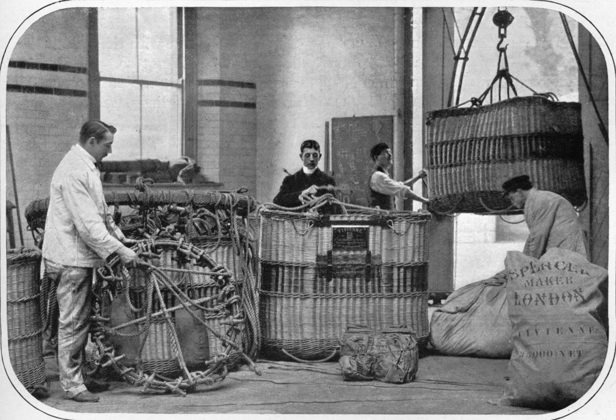 زاوية مصنع منطاد الهواء الساخن ، لندن ، c1903 1903 بواسطة غير معروف