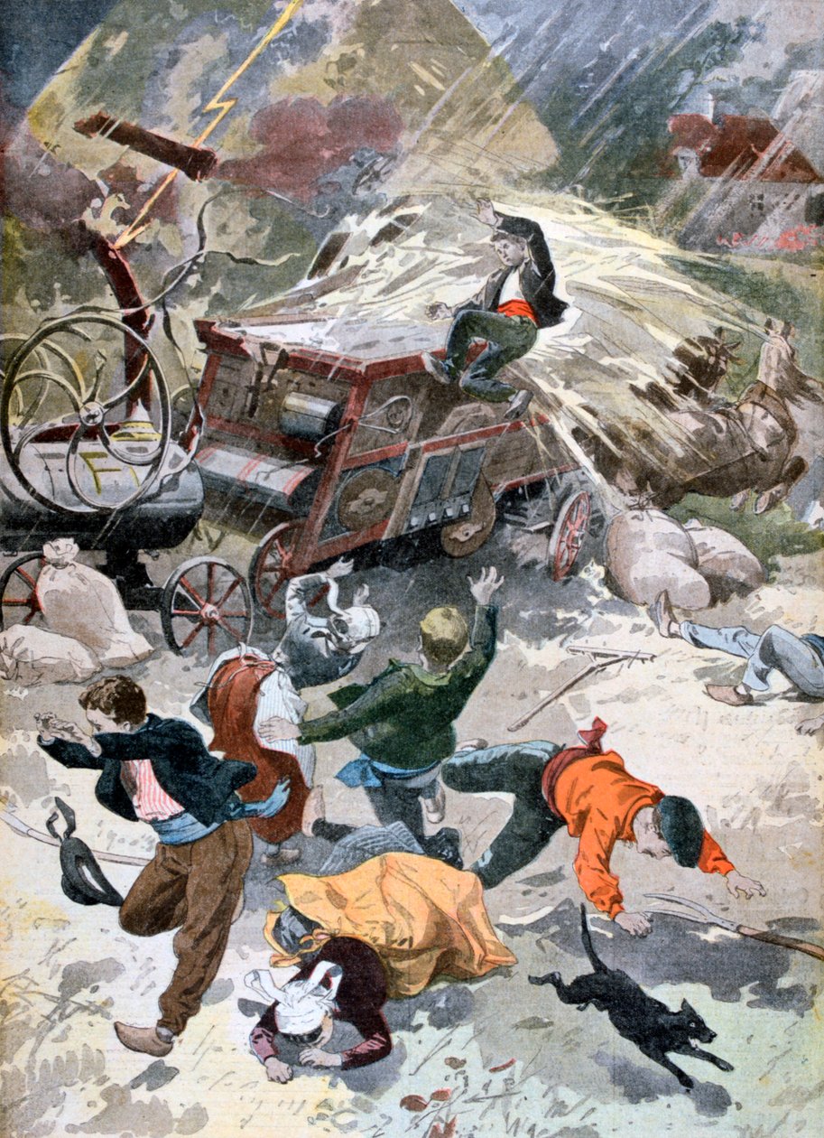 آلة زراعية ضربها البرق ، 1902 بواسطة غير معروف