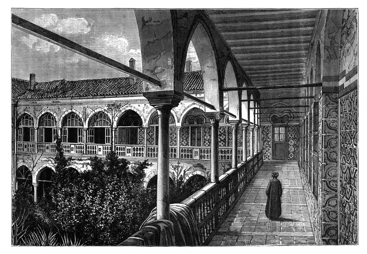 معرض بقصر قسنطينة بالجزائر عام 1890 بواسطة غير معروف