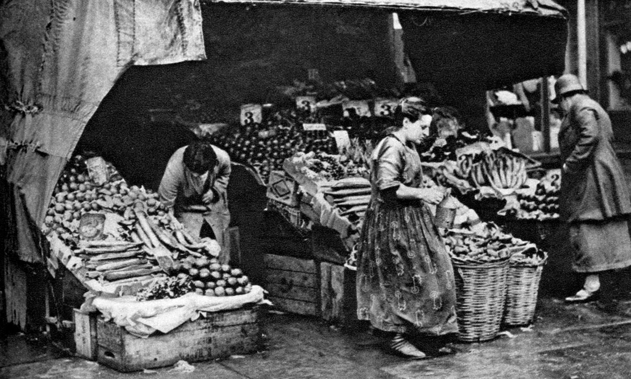 بائع خضار للطريق التجاري ، لندن ، 1926-1927 بواسطة غير معروف