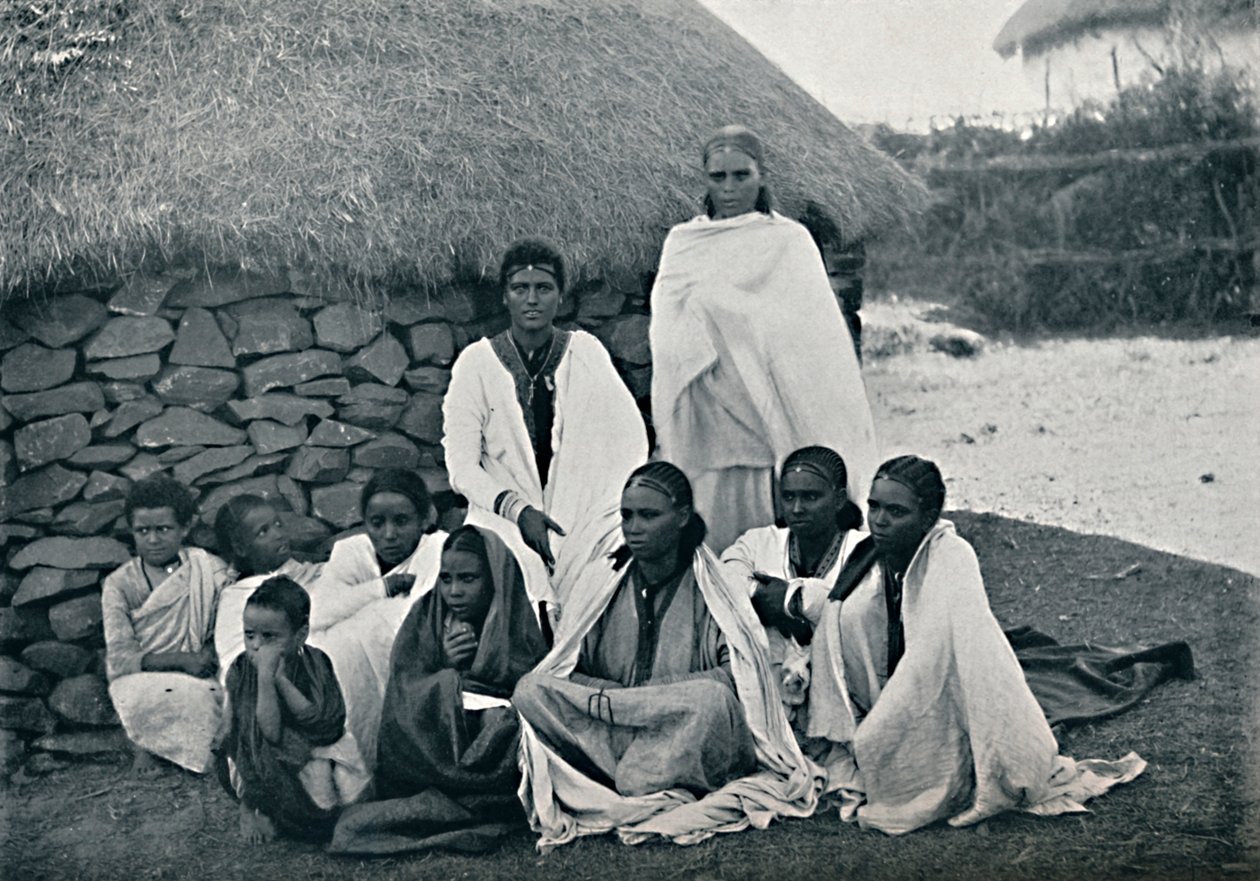 مجموعة من الحبشيين ، 1912 بواسطة غير معروف