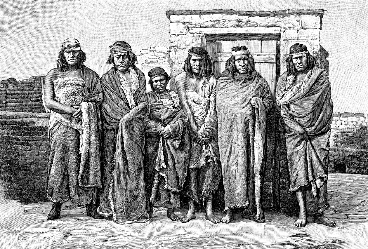 مجموعة من الباتاغونيين ، الأرجنتين ، 1895 بواسطة غير معروف