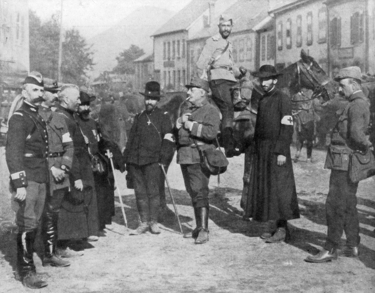 مجموعة من رجال الدين العسكريين ، الحرب العالمية الأولى ، 1914 بواسطة غير معروف