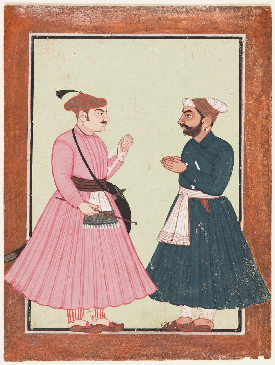 نوبل ، ربما رجا غور سين ، يتلقى نوبل آخر ، ج. 1700-20. بواسطة غير معروف