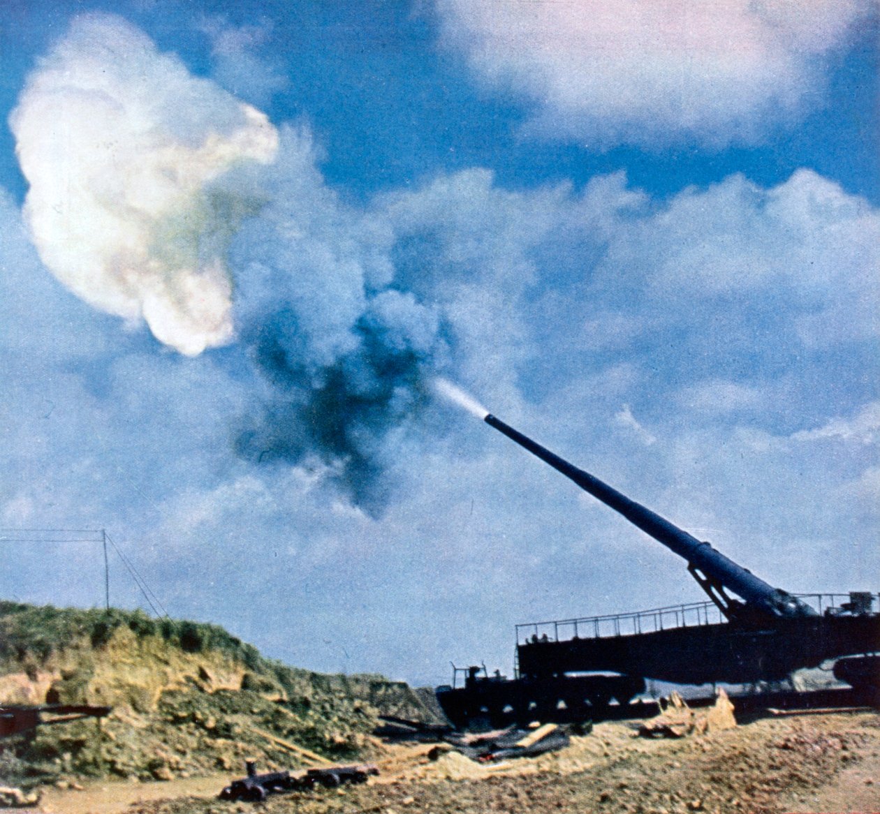الثانية بعد الأمر بإطلاق النار ، قناة الساحل الفرنسي ، الحرب العالمية الثانية ، 1940 بواسطة غير معروف