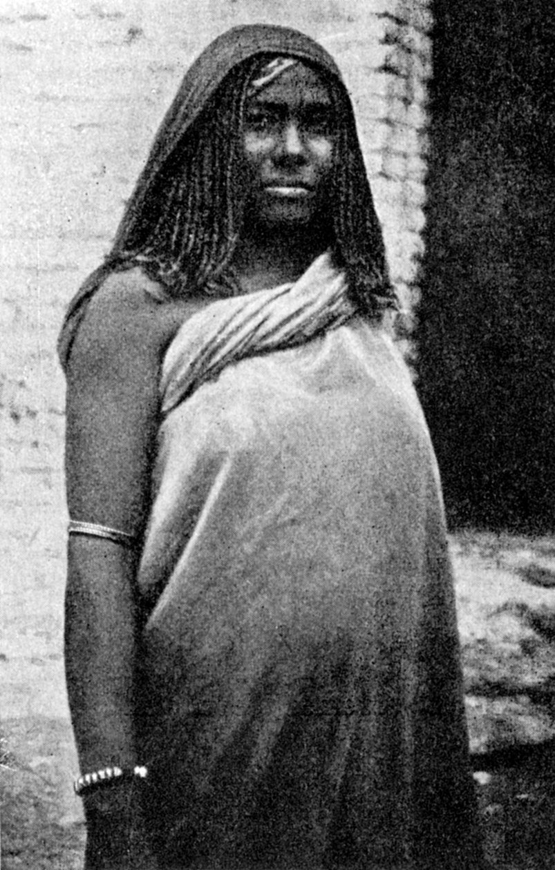 امرأة عبيد من الحبشة إثيوبيا ، 1922 بواسطة غير معروف