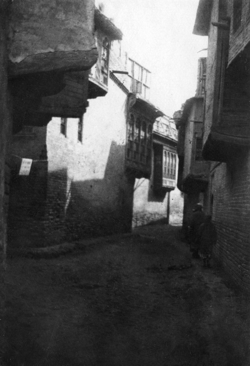 شارع في بغداد 1918 بواسطة غير معروف
