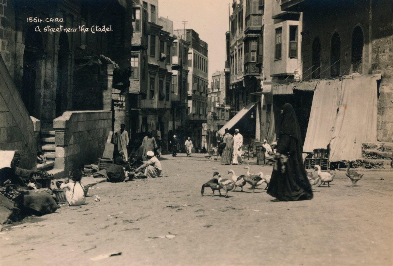 شارع قريب من القلعة ، القاهرة ، مصر ، 1936 بواسطة غير معروف