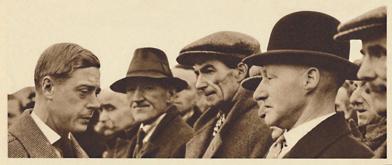 حديث مع رجال الخدمة السابقين ، جنوب ويلز ، 1936 1937 بواسطة غير معروف