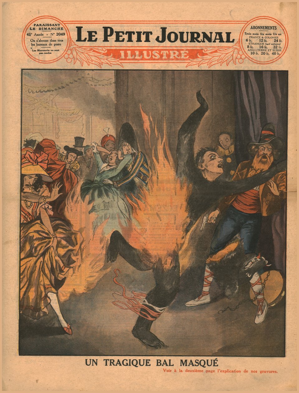 كرة ملثمة مأساوية ، 1930. بواسطة غير معروف