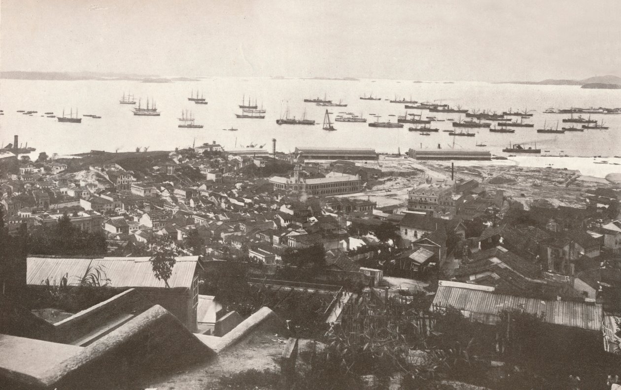 منظر للأرصفة الجديدة وقت البناء ، 1914 بواسطة غير معروف