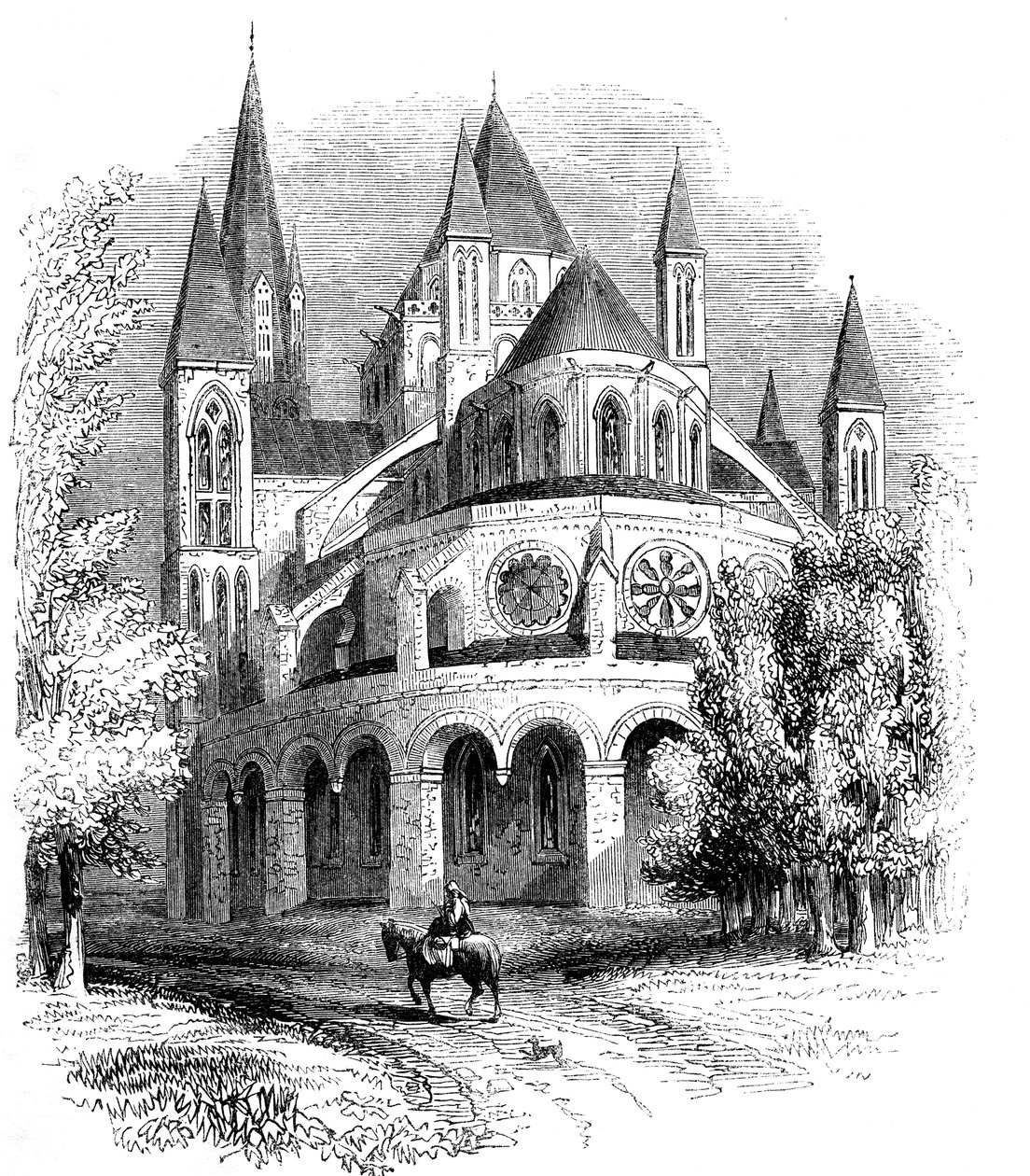 Abbaye aux Hommes، Caen، Normandy، France بواسطة غير معروف