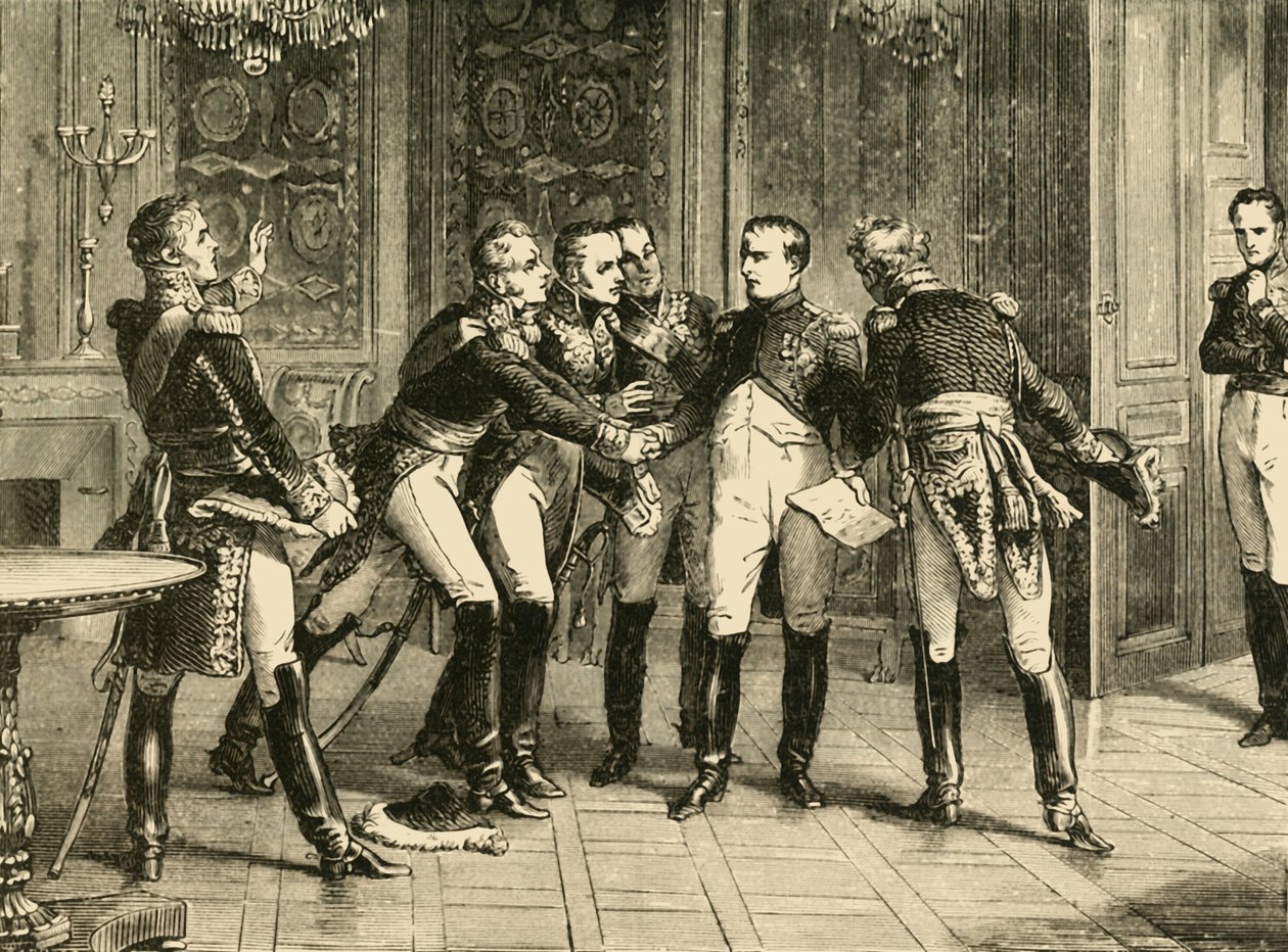 تنازل نابليون بونابرت ، 1815 ، 1890. بواسطة غير معروف