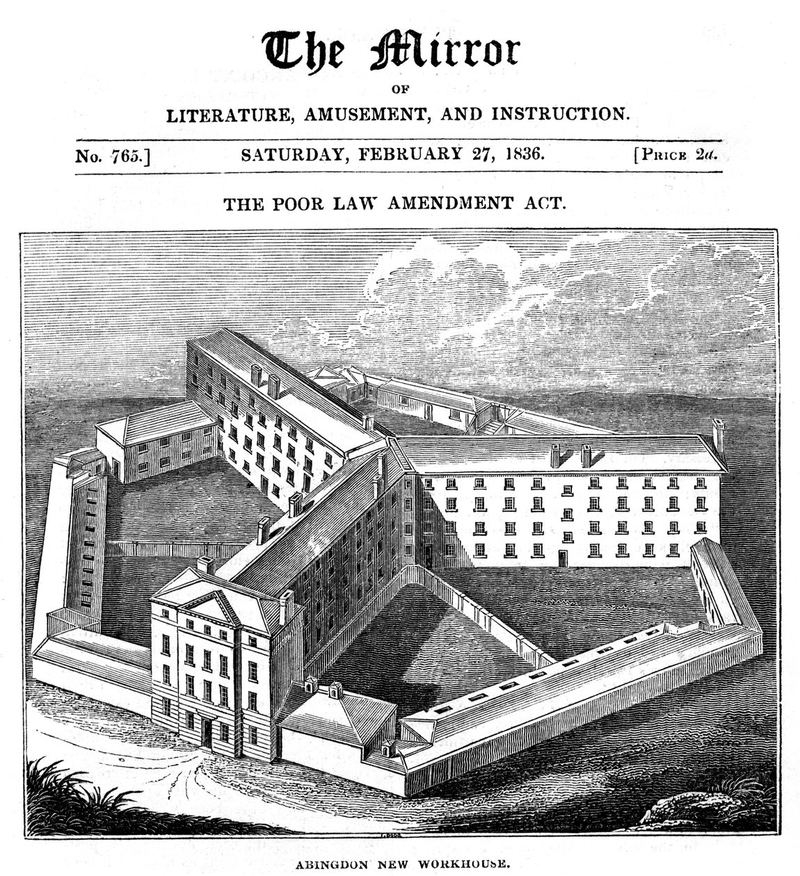 Abingdon Workhouse ، أوكسفوردشاير ، بنيت لاتحاد أبينجدون ، 1836 بواسطة غير معروف