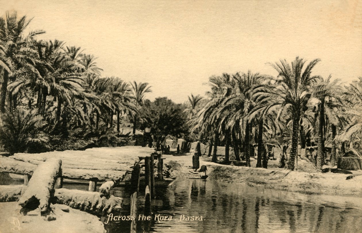 عبر قرة ، البصرة ، c1918-c1939. بواسطة غير معروف
