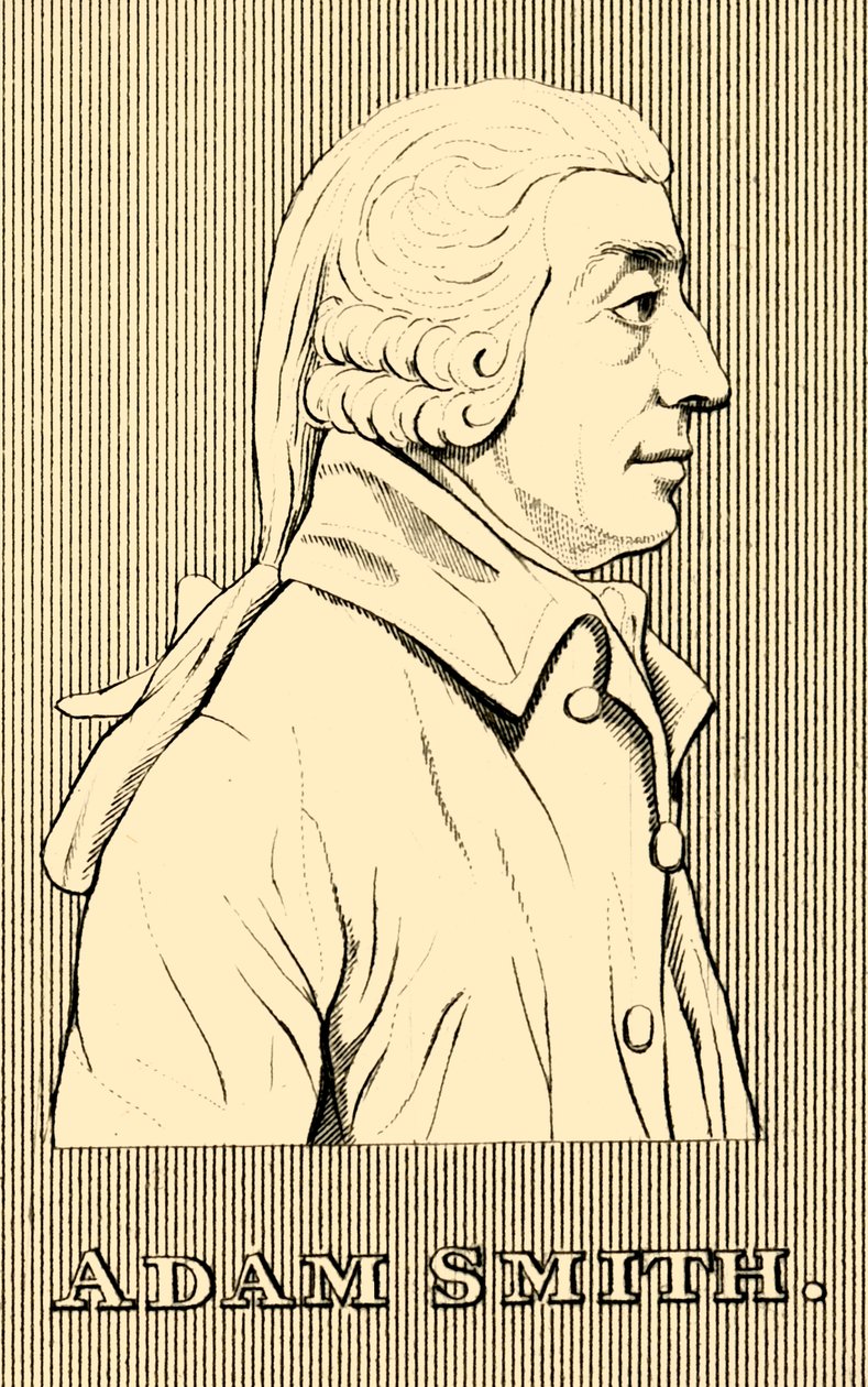 آدم سميث ، 1723-1790 ، 1830. بواسطة غير معروف